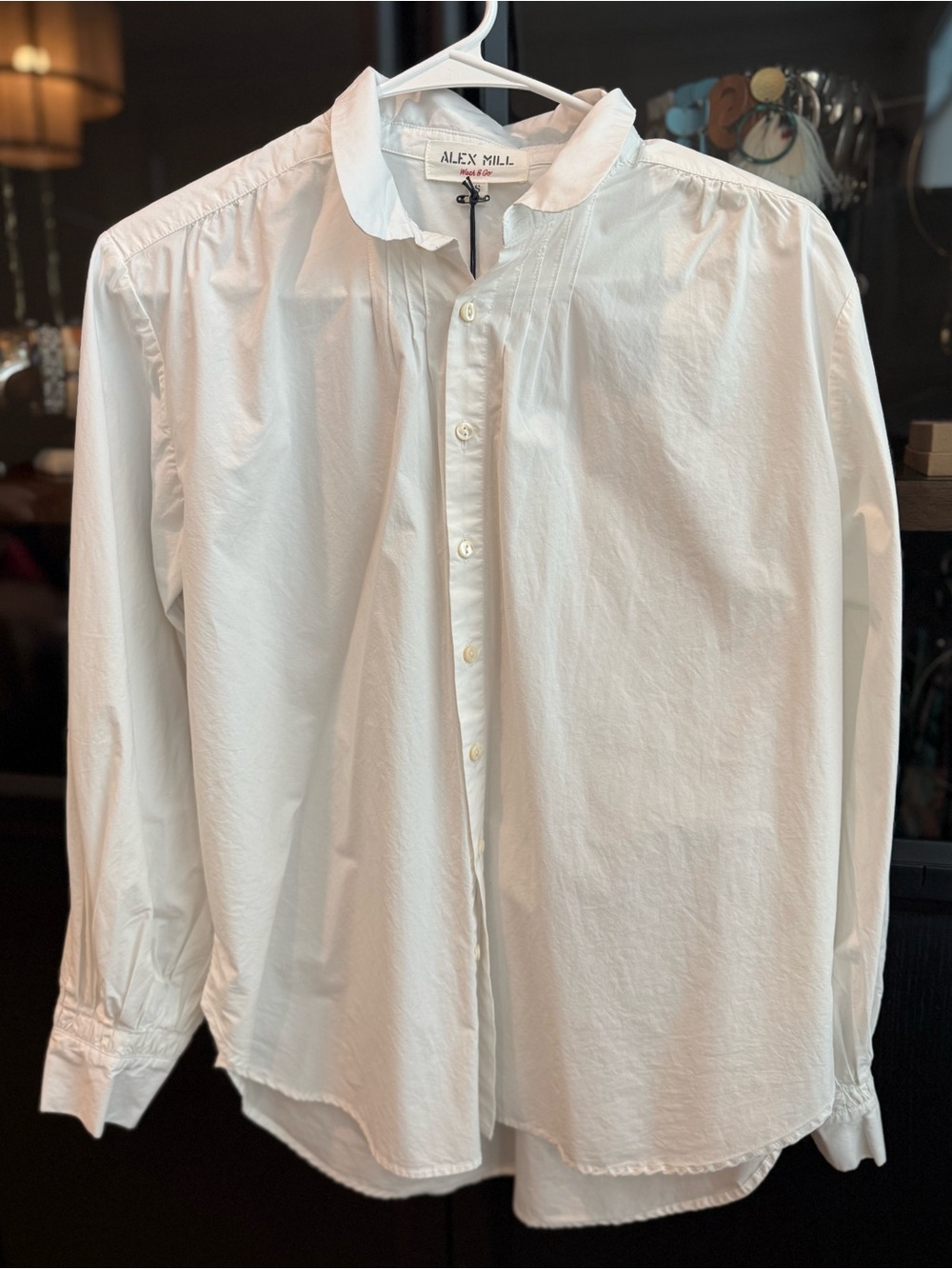 NWT Alex Mill Kit Shirt in Paper Poplin, small $135